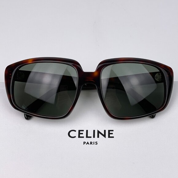 CELINE Woman Sunglasses Havana Green CL40073I 54N Woman Sunglasses BRAND NEW - Picture 1 of 9